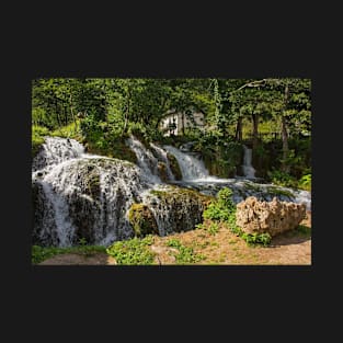 Small Waterfall in Martin Brod Village, Bosnia T-Shirt