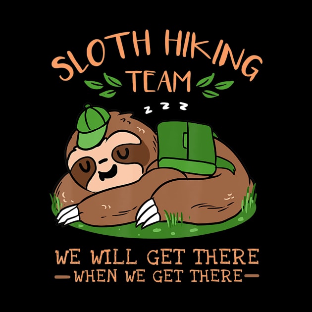 Sloth Hiking Team by crowominousnigerian 