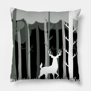 DEER IN JUNGLE Pillow