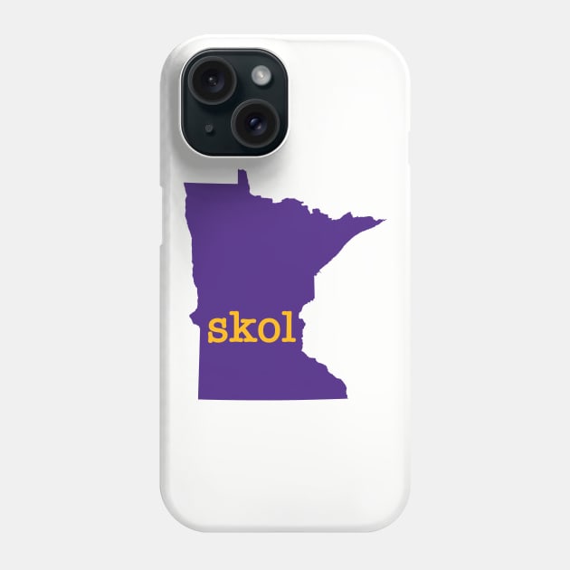 Minnesota Vikings Skol Phone Case by juniperandspruce