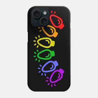 Rainbow Gay Pride Christmas Lights Phone Case