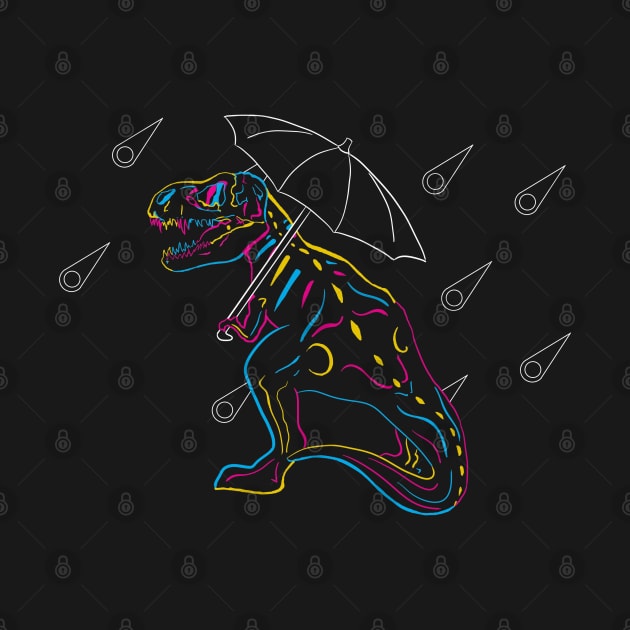Dinosaur in the Storm by Slayer Threads