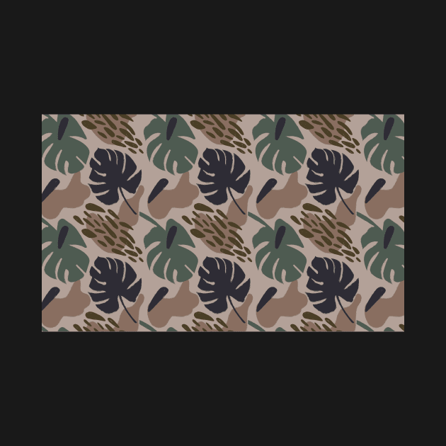 Tropical camouflage pet bandana by NinosDelViento