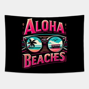 Aloha Beaches Paradise Tapestry