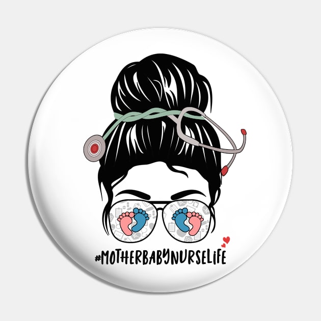 Mother Baby Messy Bun Postpartum nurses Pin by mohazain