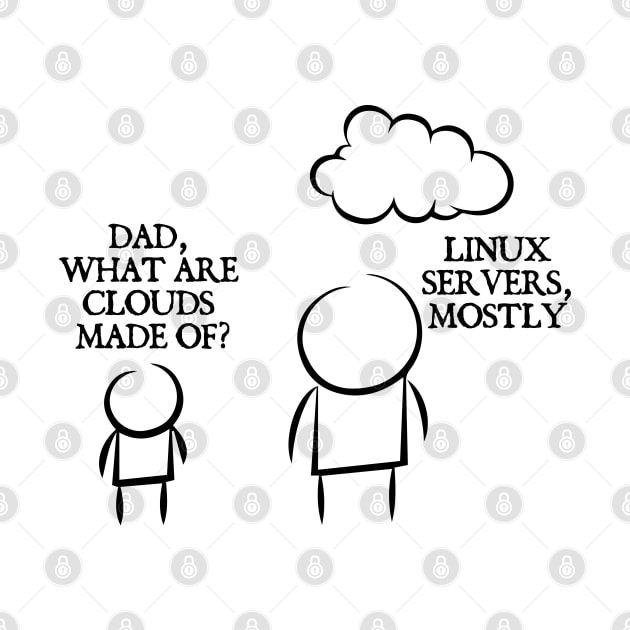 Clouds - Linux Server - Funny Programming Jokes by springforce