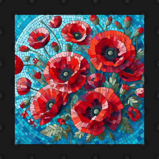 Red Poppy Flower by Jenni Arts