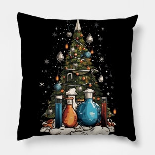 Chemistry Christmas Pillow