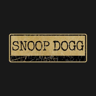 Aliska, text black retro - Snoop Dogg T-Shirt