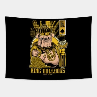 King Bulldog Hustle T-shirt Tapestry