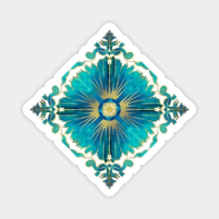 Azulejo - Portuguese Tile Aqua Magnet