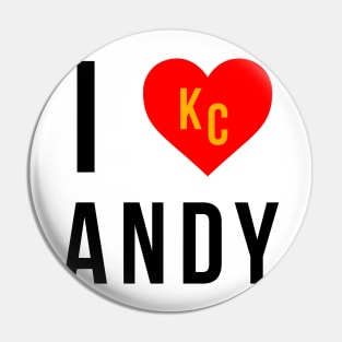 I love Andy Reid Kansas City Chiefs Superbowl Champions Pin