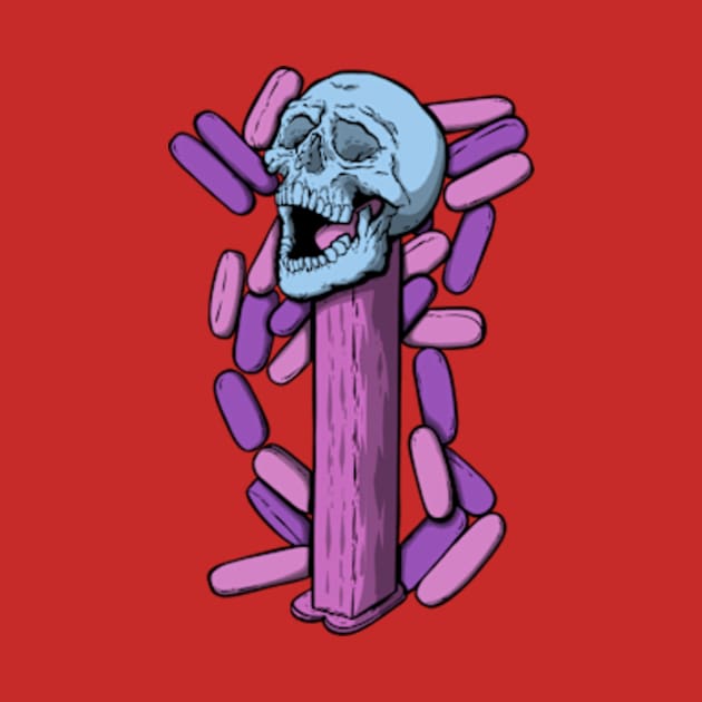 Skull pez by Art of Andy W