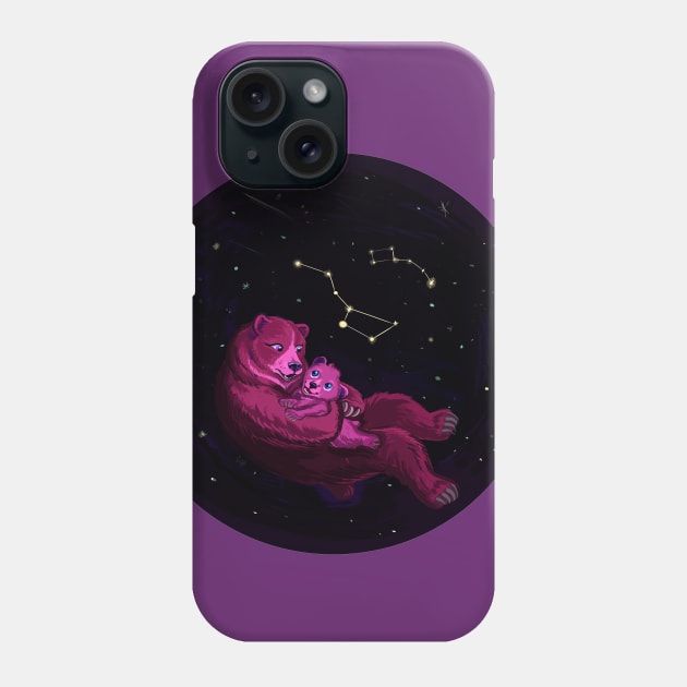 Ursa Minor and Ursa Major Phone Case by Darth Tuba