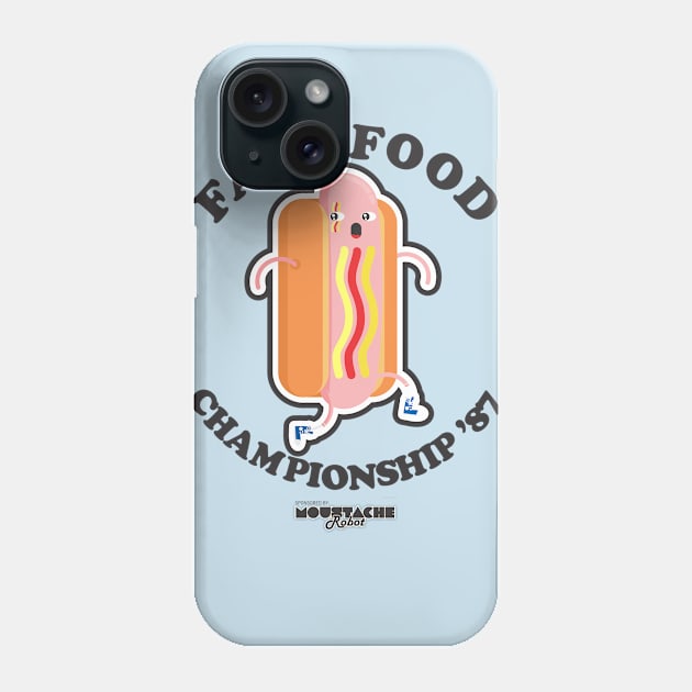 Fast Food Championship '87 Phone Case by MoustacheRoboto