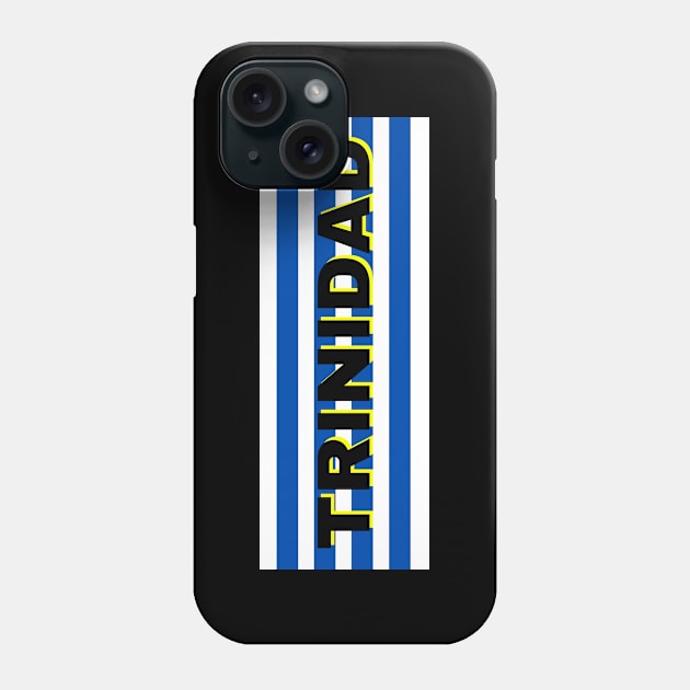 Trinidad City in Uruguay Flag Stripes Phone Case by aybe7elf