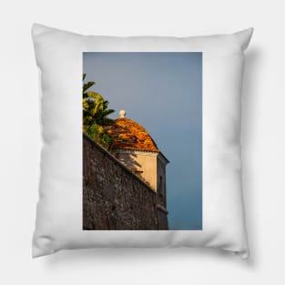 Atop the Walls of the Citadel, Villefranche-sur-Mer Pillow