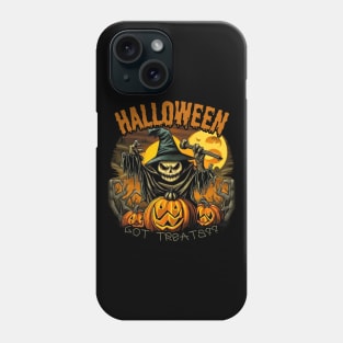 Trick or treats? zombie, halloween Phone Case