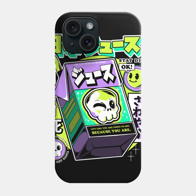 Japanese Juice Phone Case by Ilustrata