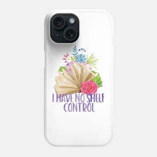 laptop stickers aesthetic i have no shelf control, laptop cute funny laptop decals, water bottle ,book lovers Phone Case