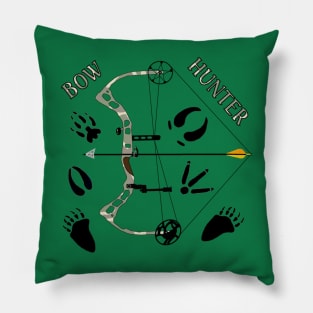 Bow Hunter, hunting, archery, gifts, apparel Pillow