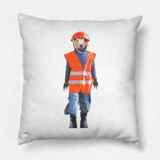 Worker Beaver Pillow