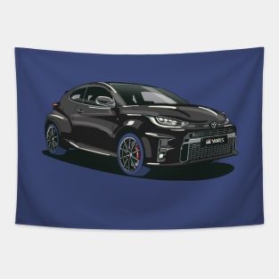 Yaris GR in Tarmac Black Tapestry