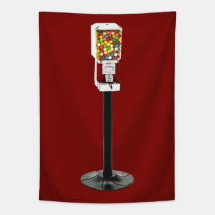 Gumball Machine Cranberry Tapestry