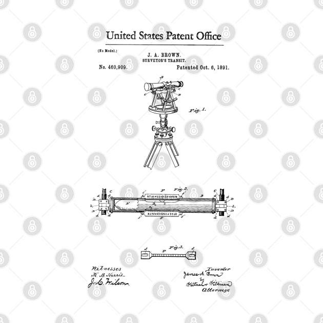 Surveyors Transit Patent Black by Luve