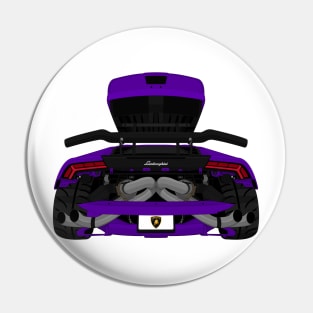 HURACAN PURPLE Pin