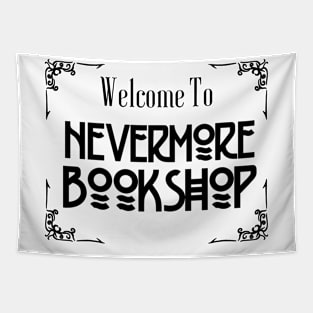 Welcome to Nevermore Bookshop Tapestry