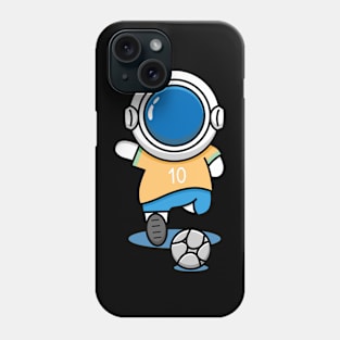 astronaut soccer Phone Case