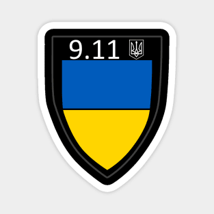 9.11 Ukraine Flag I Stand With Ukraine Ukrainian Flag Magnet