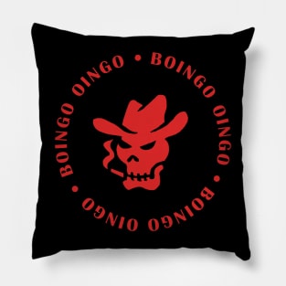 oingo boingo skull logo Pillow