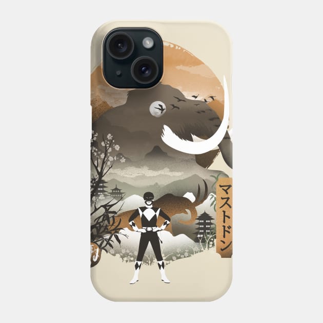 Black Ranger Ukiyo E Phone Case by DANDINGEROZZ