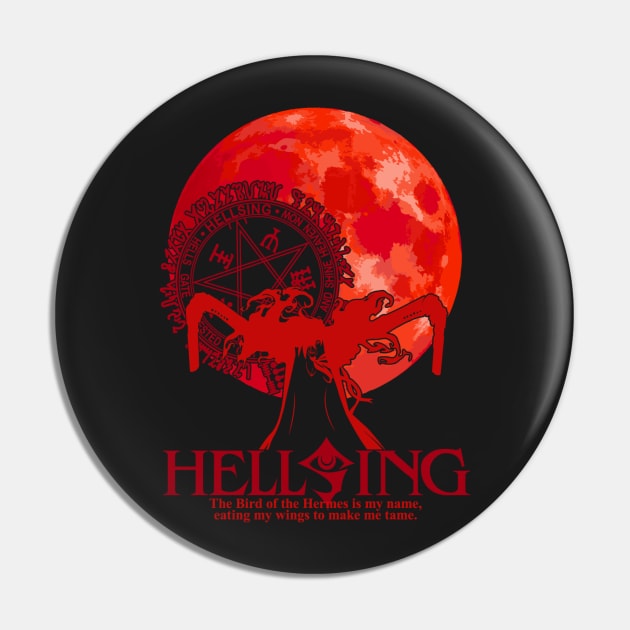 Alucard/Hellsing Pin by HibiscusDesign