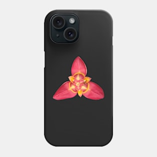amazing large red and gold flower Phone Case