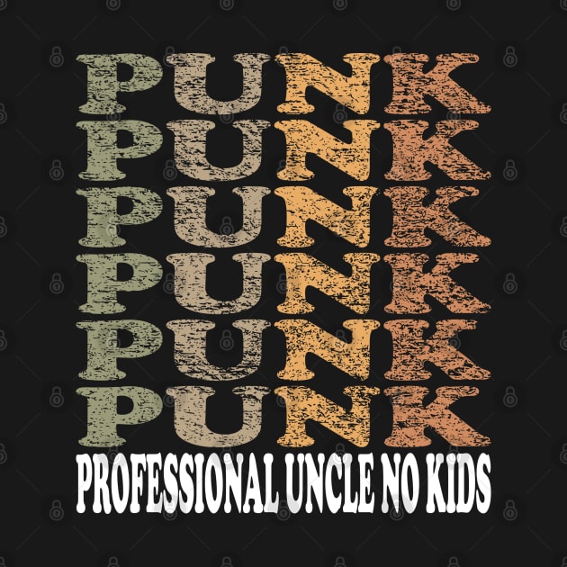 Professional Uncle No Kids Cool Typography Vintage by JaussZ