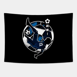 Isagi Soccer Aesthetic Tapestry