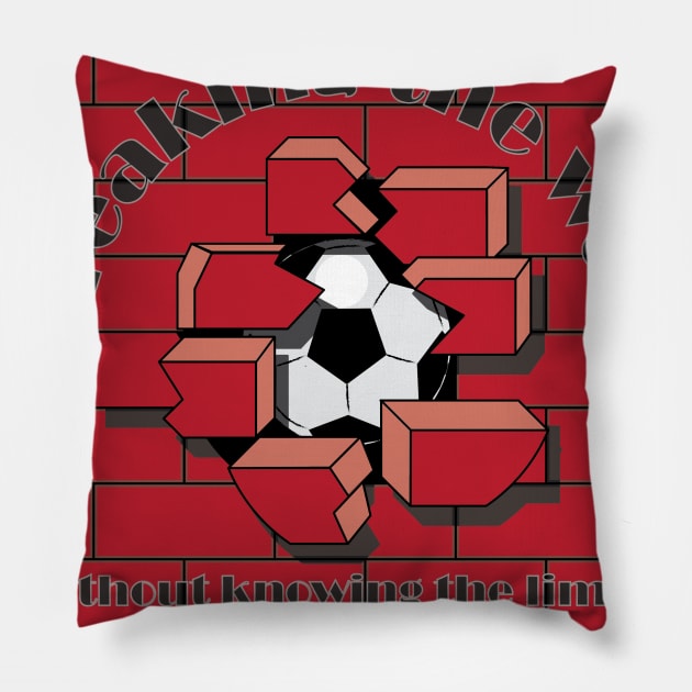 Breaking the wall Pillow by GilbertoMS