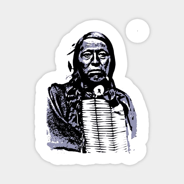 Chief Flying Hawk-The Sioux 2 Magnet by truthtopower