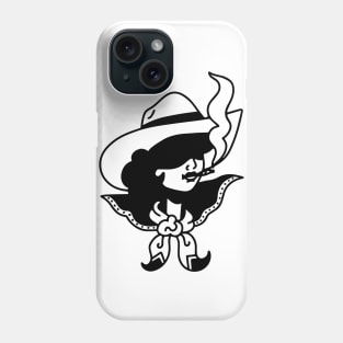 Smoking Cowgirl Phone Case