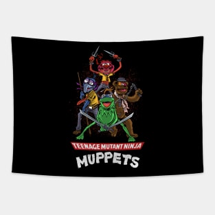 Teenage Mutant Ninja Muppets Tapestry