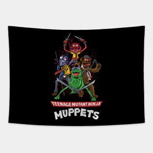 Teenage Mutant Ninja Muppets Tapestry