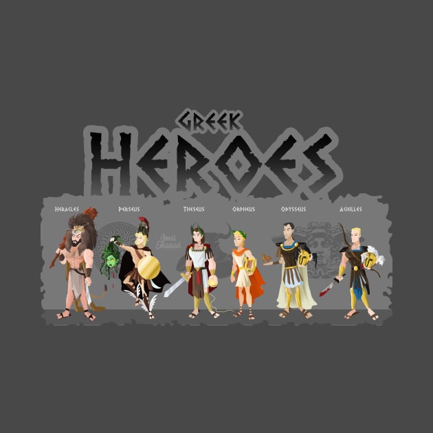 Greek Heroes by JonasEmanuel