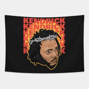 Kendrick Lamar Head Cartoon Style Tapestry