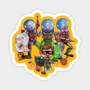 Halloween Killer Clowns Magnet