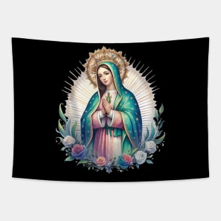Virgen de Guadalupe Our Lady of Guadalupe Catholic Mary Tapestry