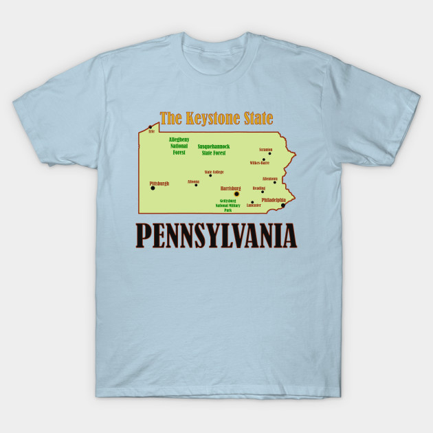 Pennsylvania text T-Shirt