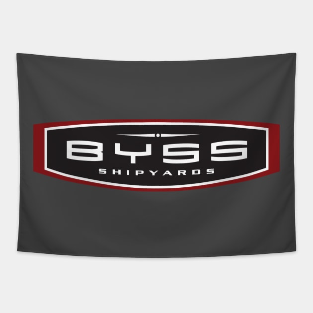 Byss Shipyards Tapestry by MindsparkCreative